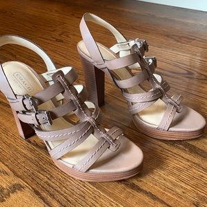 COACH Gladiator platform sandals